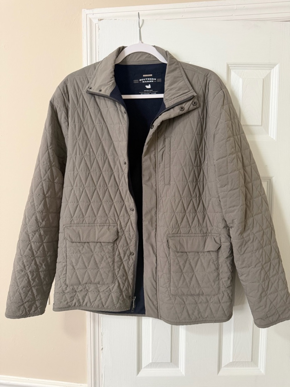 Southern Marsh Quilted Jacket in Taupe
